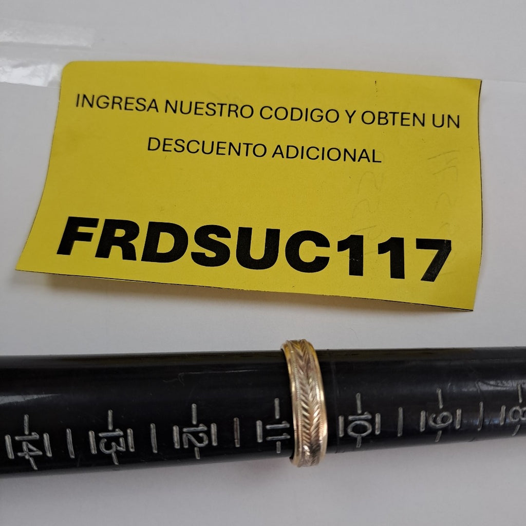 ARGOLLA ORO 14 K 8,50 GRMS (SEMINUEVO)