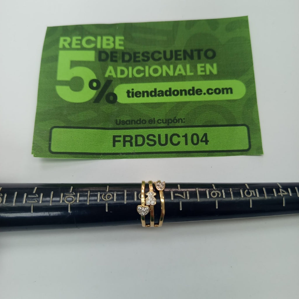 ANILLO ORO 14 K 3,90 GRMS (SEMINUEVO)