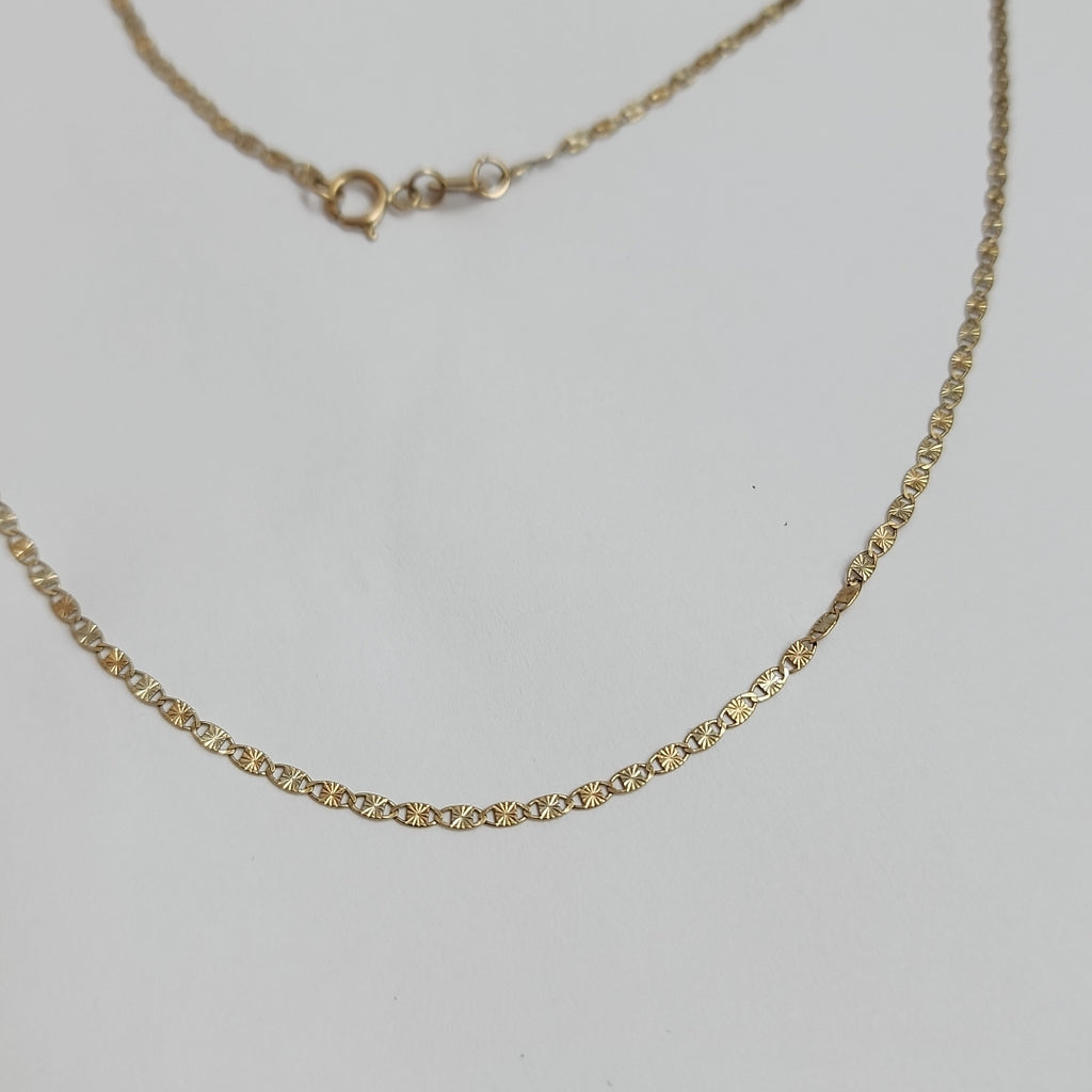 CADENA ORO COMBINADO 10 K 1.8 GRMS (SEMINUEVO)