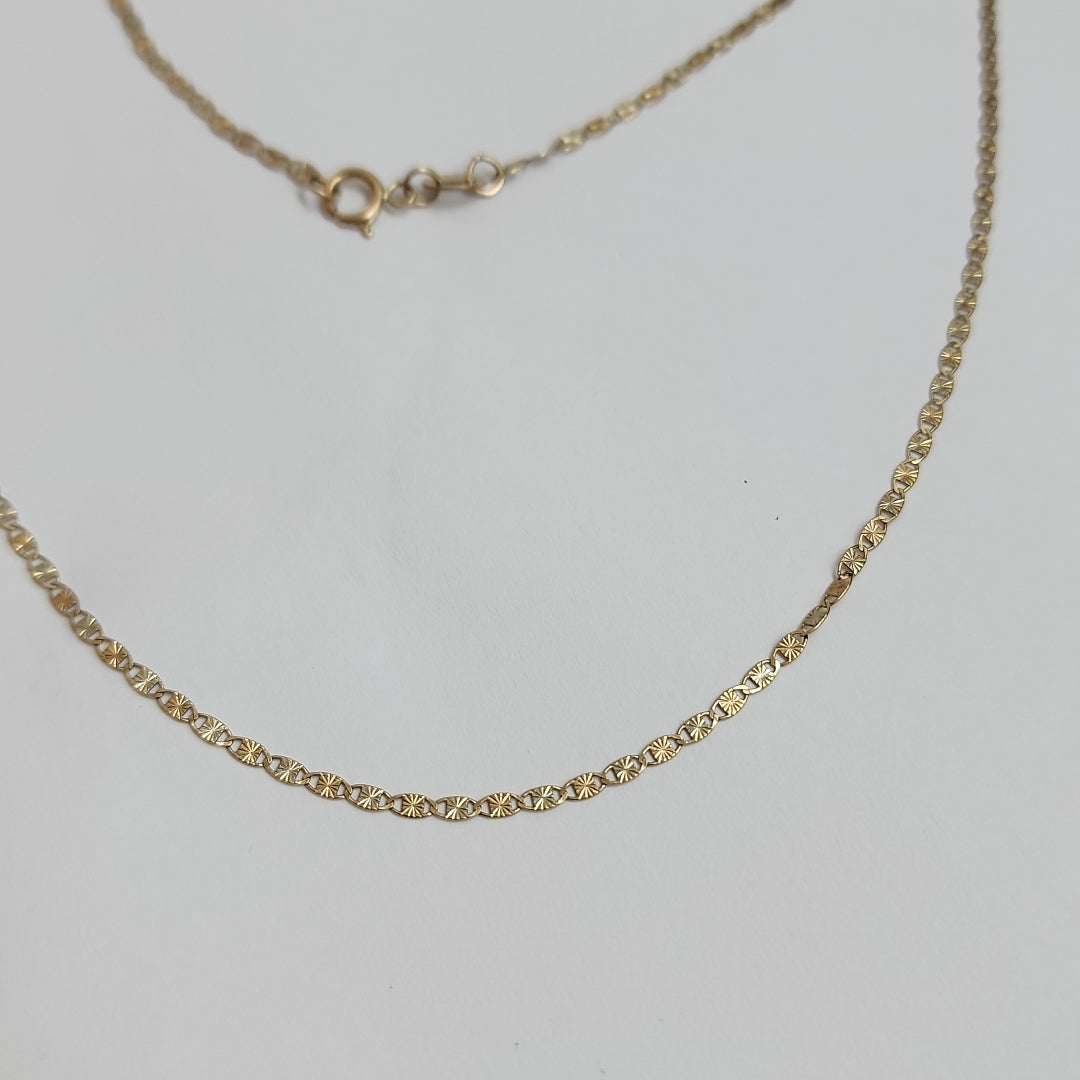 CADENA ORO COMBINADO 10 K 1.8 GRMS (SEMINUEVO)