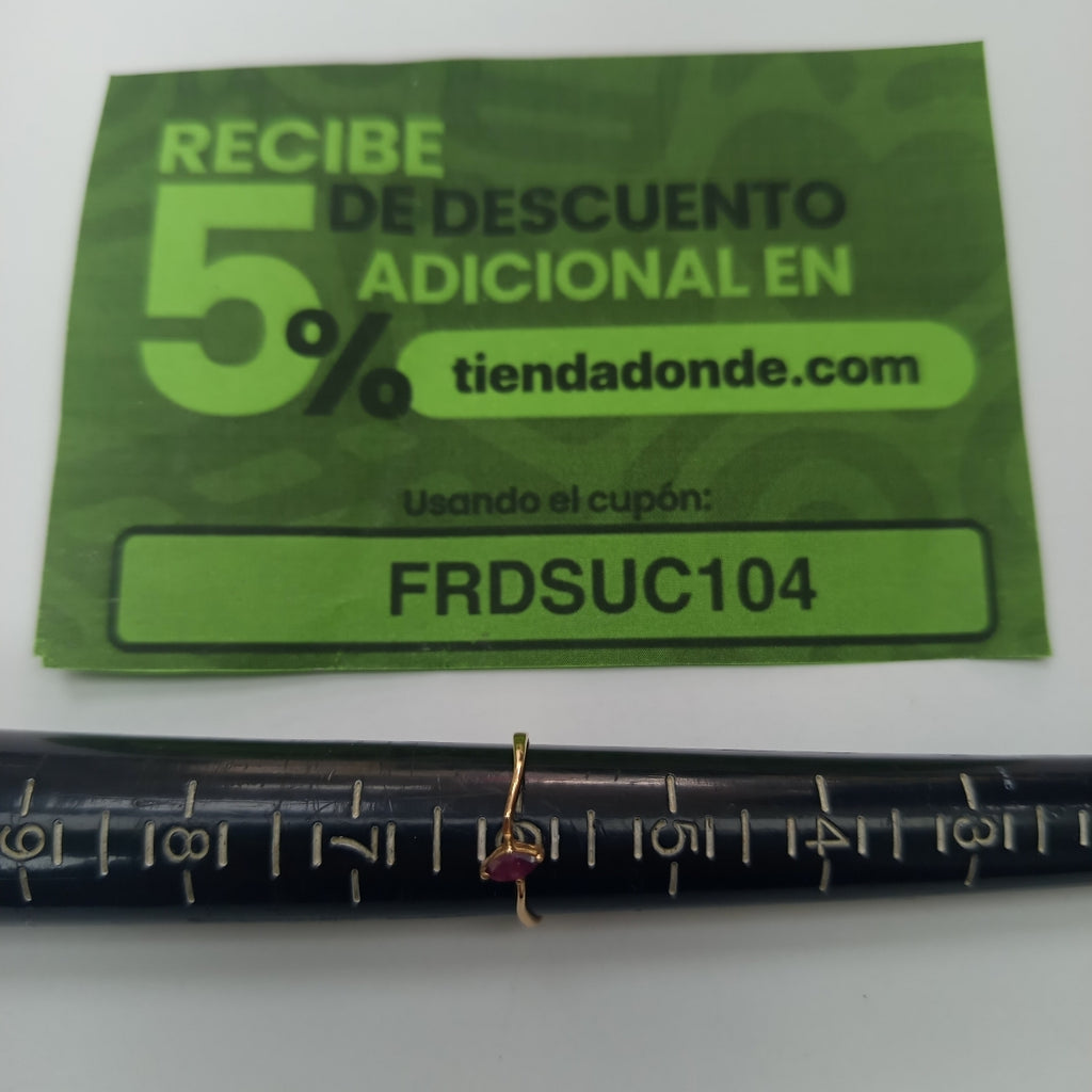 ANILLO ORO 10 K 0,80 GRMS (SEMINUEVO)