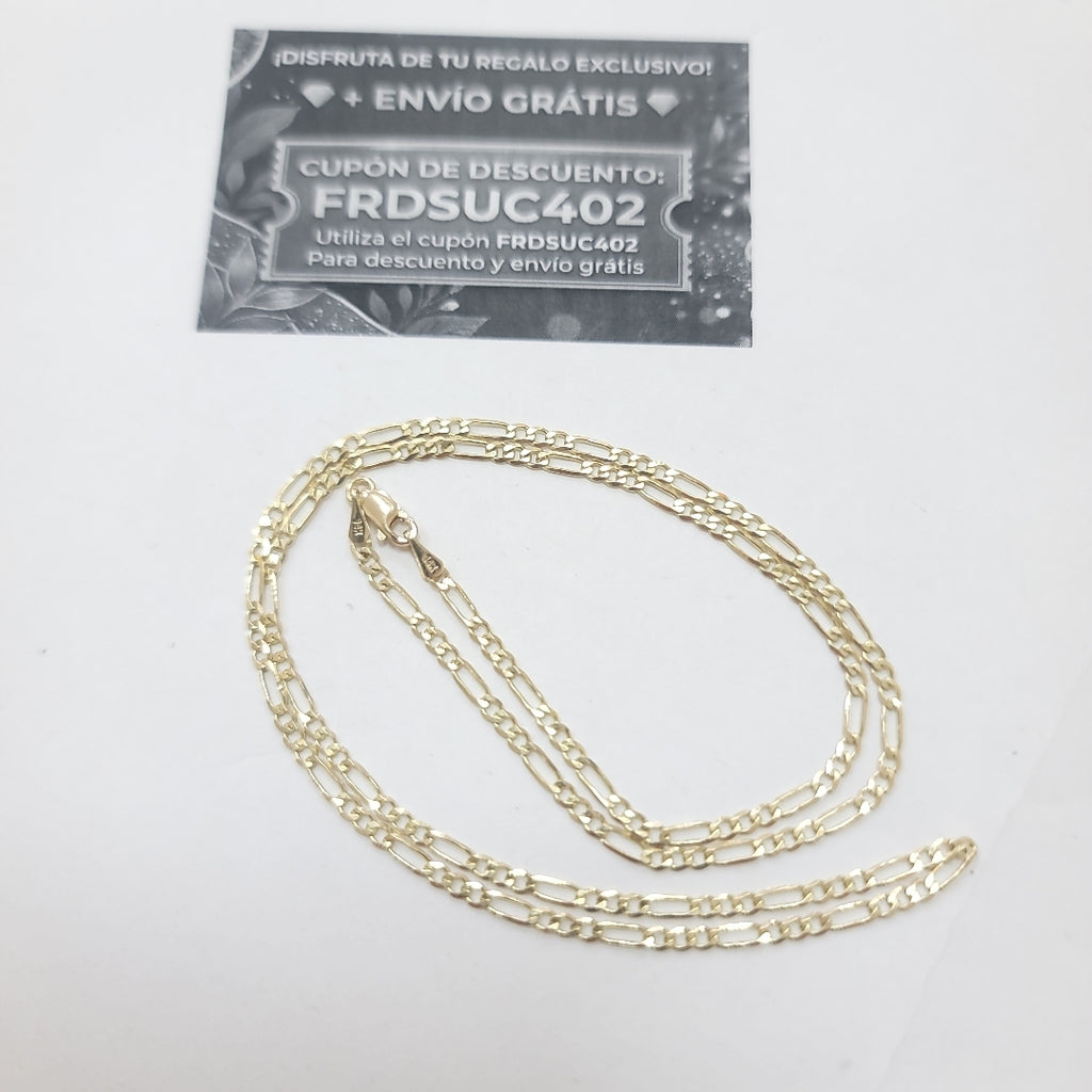 CADENA 3X1 14K 55 CM 4.9 GR (NUEVO)