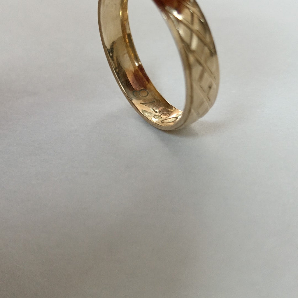 ARGOLLA ORO 10 K 1,10 GRMS (SEMINUEVO)