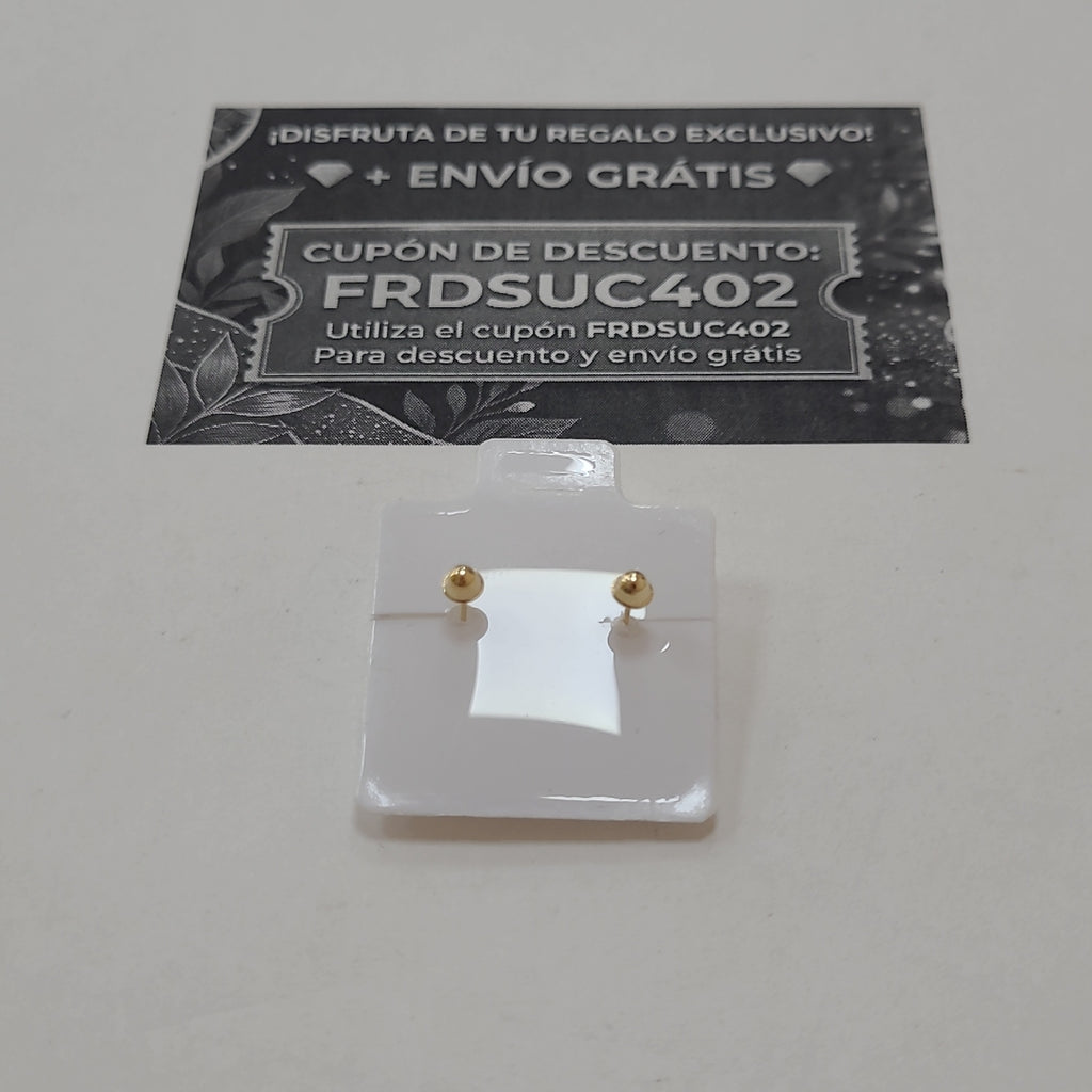 BROQUELES BROQUEL C CIRCONIA 14K 0.1501 GR (NUEVO)