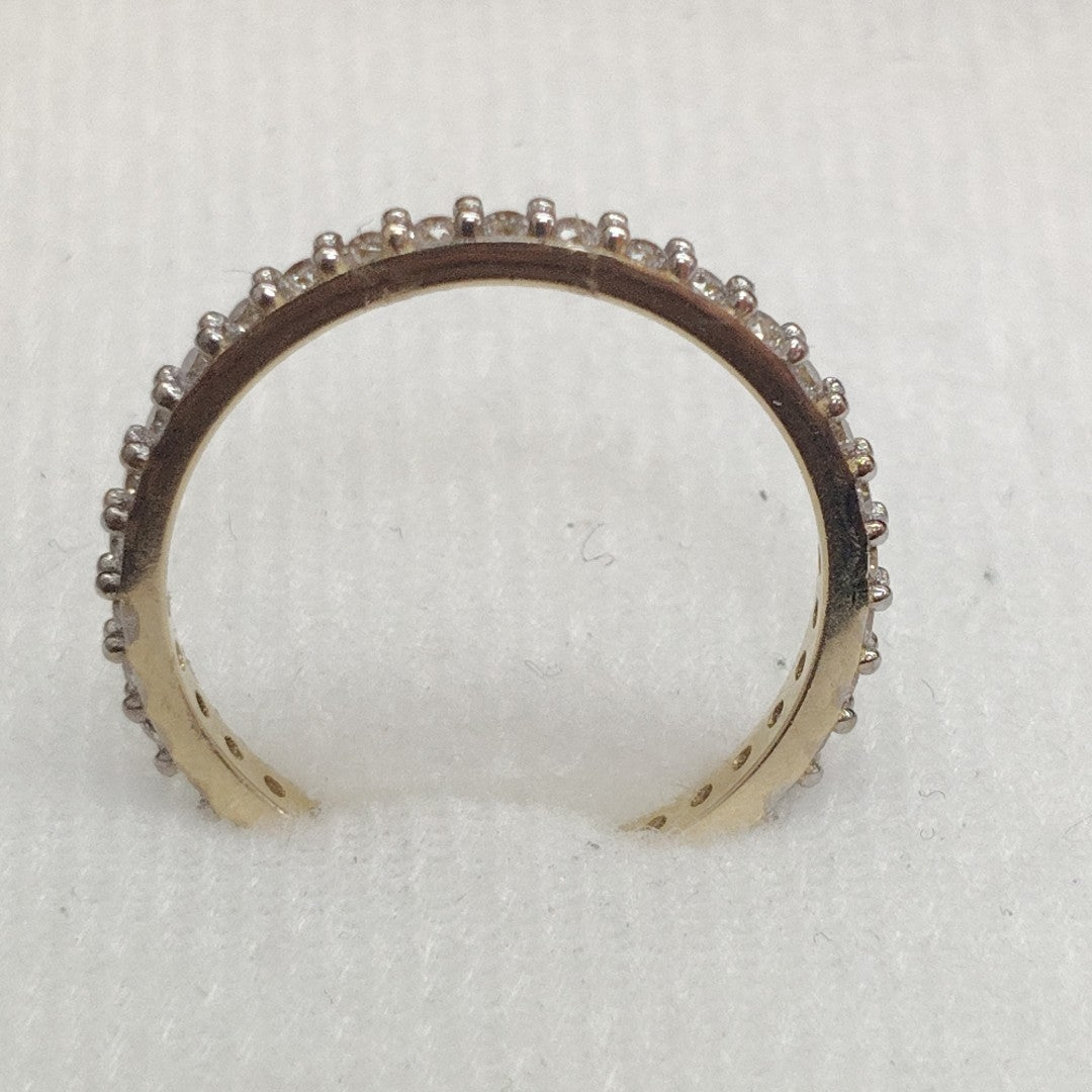 ANILLO ANILLITO CHURUMBELA C CIRCONIAS 14K 7.5 TALLA 1.9 GR (NUEVO)