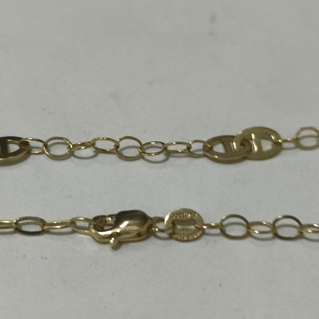 PULSERA ESPECIAL 14K 21 CM 1.9 GR (NUEVO)