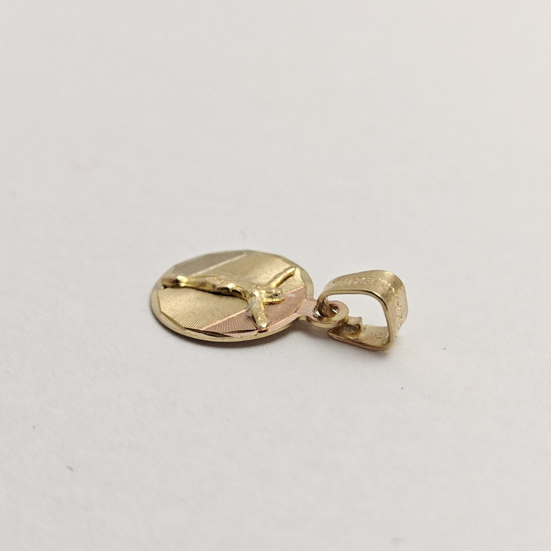 MEDALLA RELIGIOSA ORO COMBINADO 14 K 1,00 GRMS (SEMINUEVO)