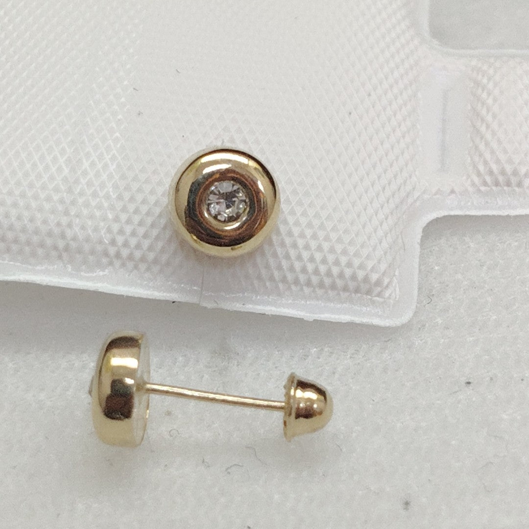 BROQUELES BROQUEL C CIRCONIA 14K 0.27 GR (NUEVO)
