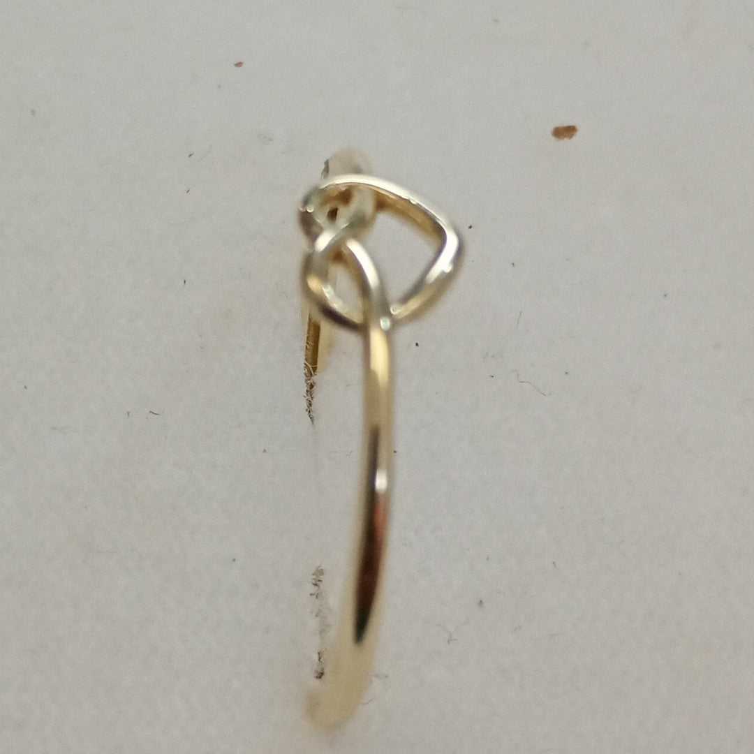 ANILLOS ANILLITO FIG CORAZON 10K TALLA 7 0.8 GR (NUEVO)