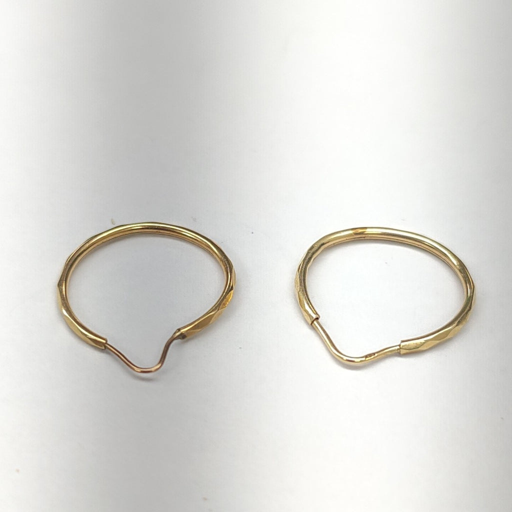 ARRACADAS PAR ORO 14 K 1.4 GRMS (SEMINUEVO)
