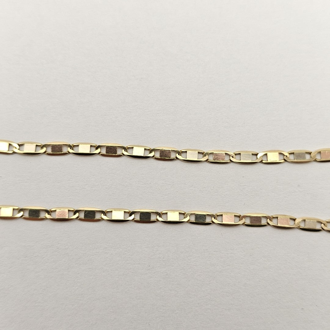 CADENA ORO COMBINADO 14 K 3,00 GRMS (SEMINUEVO)