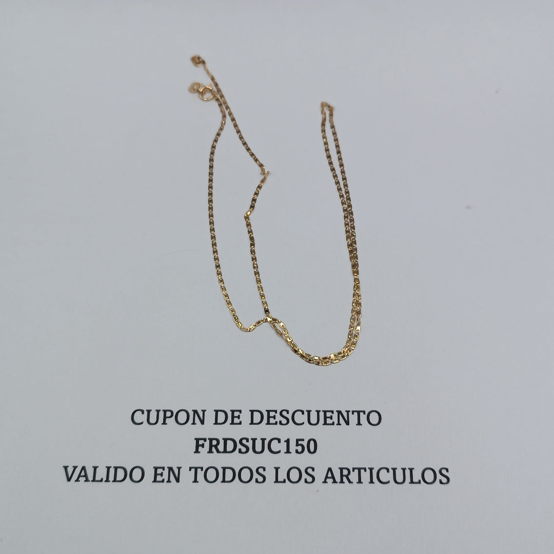 CADENA ORO 10 K 0.6 GRMS (SEMINUEVO)