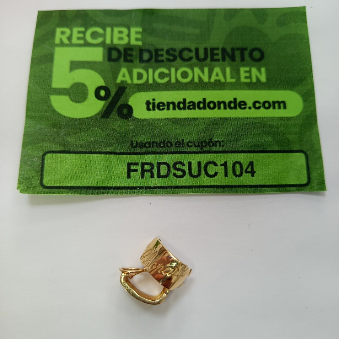 ARETES PAR ORO 14 K 6,00 GRMS (SEMINUEVO)