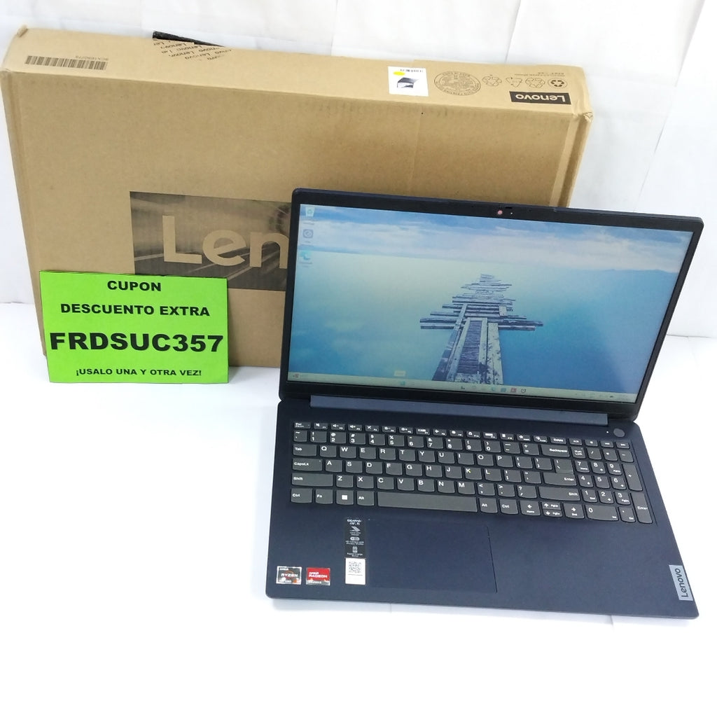 LAPTOP LENOVO IDEAPAD 1 15AMN7 (2024) 256 GB SSD 8 GB RAM (SEMINUEVO)