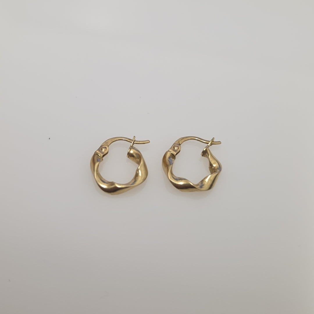 ARRACADAS PAR ORO 14 K 1 GRMS (SEMINUEVO)