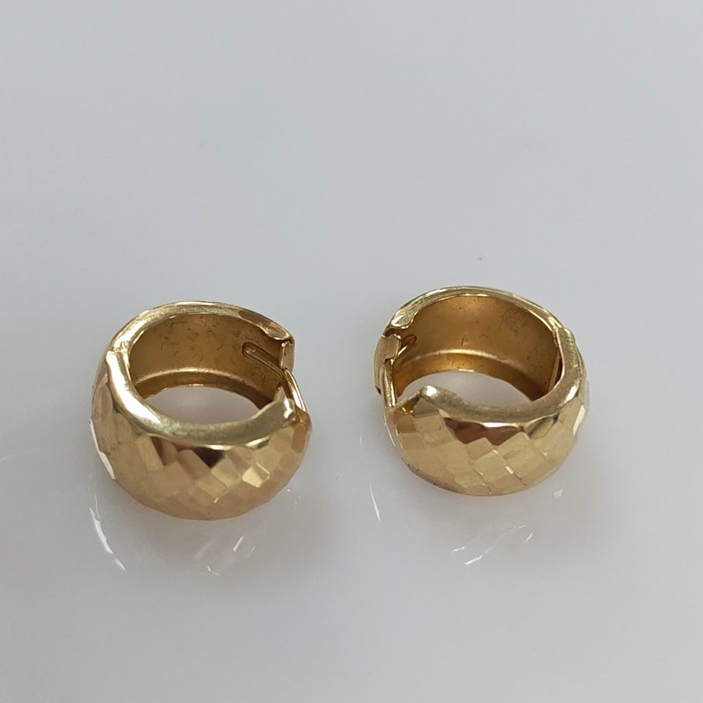 ARRACADAS PAR ORO 14 K 2,00 GRMS (SEMINUEVO)