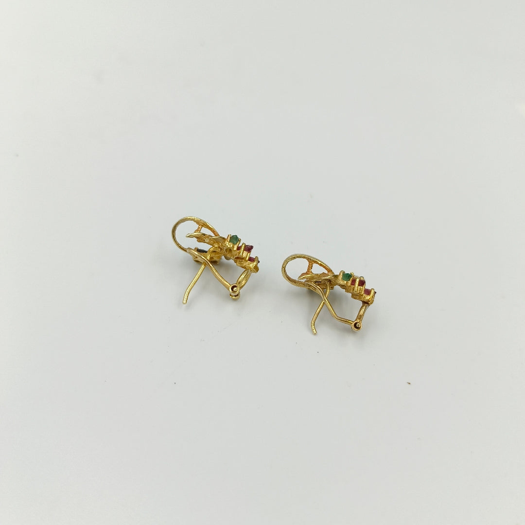 ARETES PAR ORO 14 K 4.2 GRMS (SEMINUEVO)