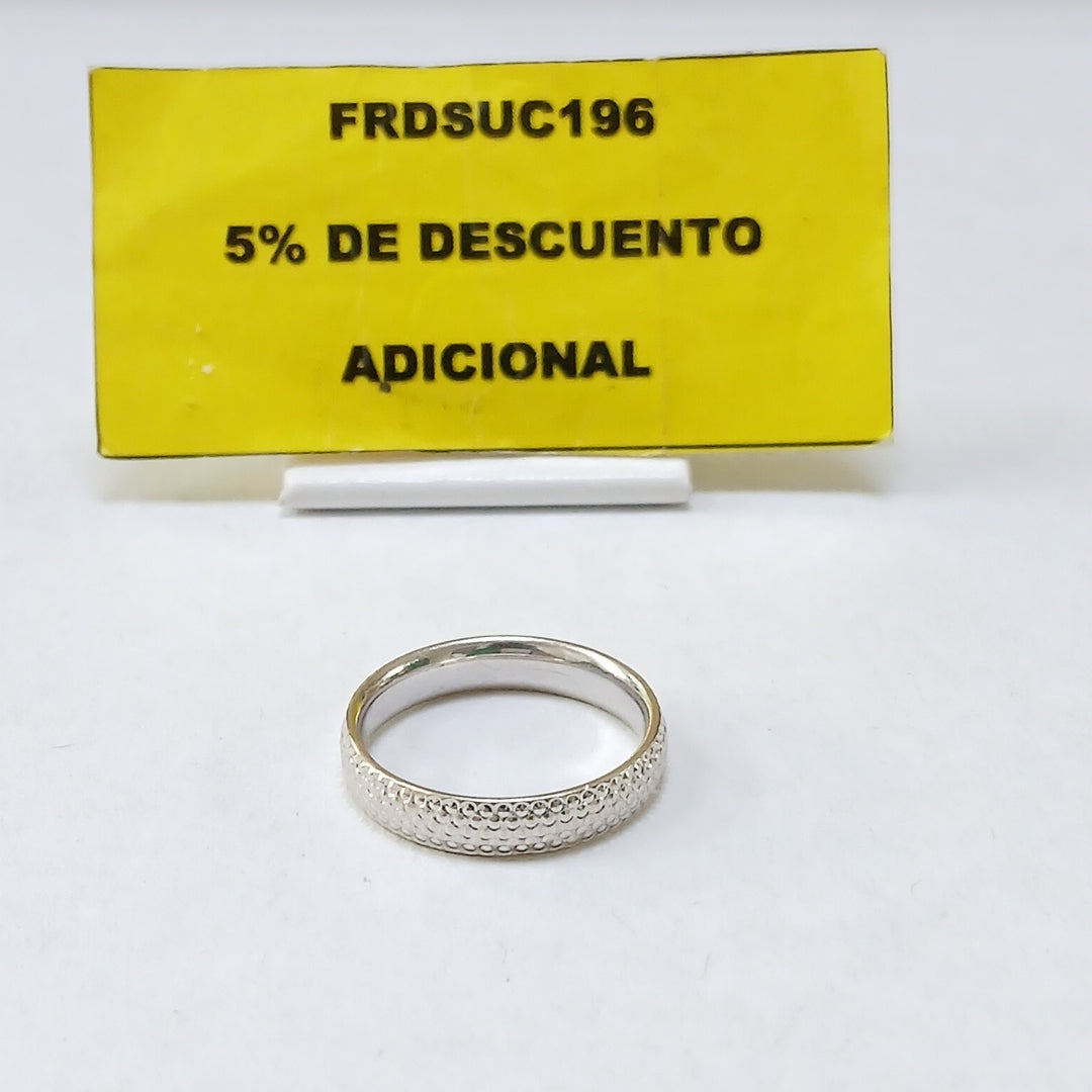 ANILLITO ORO BLANCO 14 K 2,40 GRMS (SEMINUEVO)