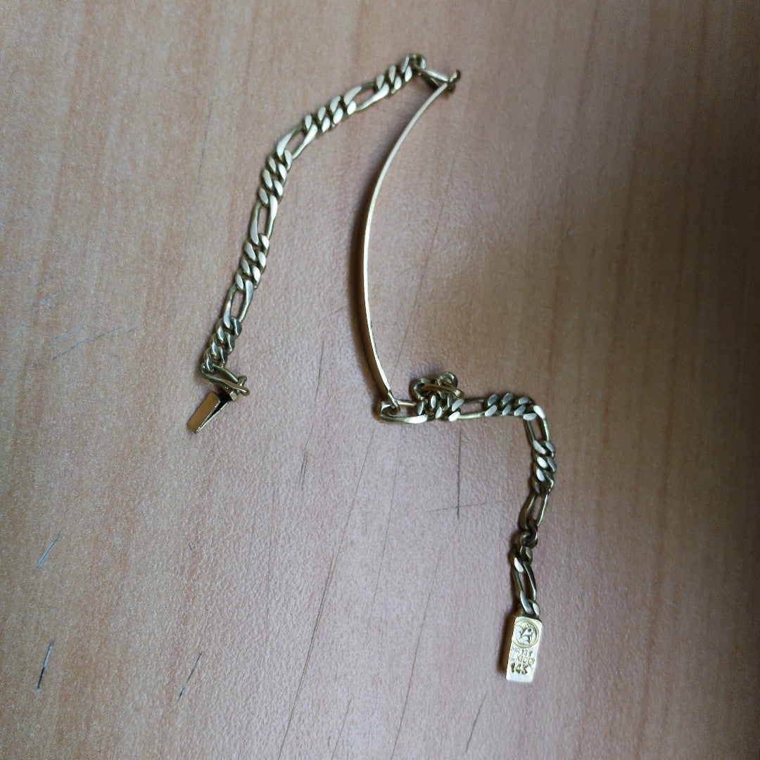 ESCLAVA ORO 14 K 9 GRMS (SEMINUEVO)