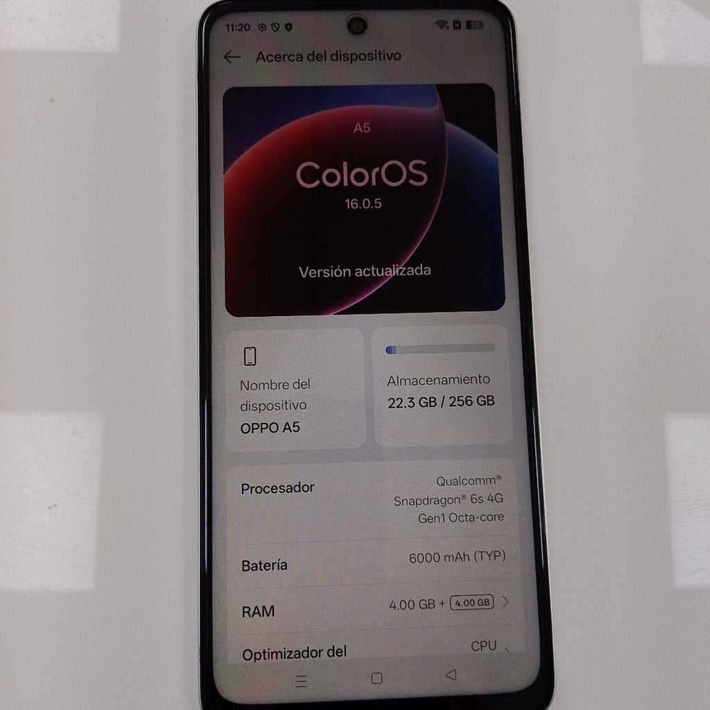 CELULAR OPPO A5 CPH2727 (2025) 256 GB 4 GB RAM (SEMINUEVO)