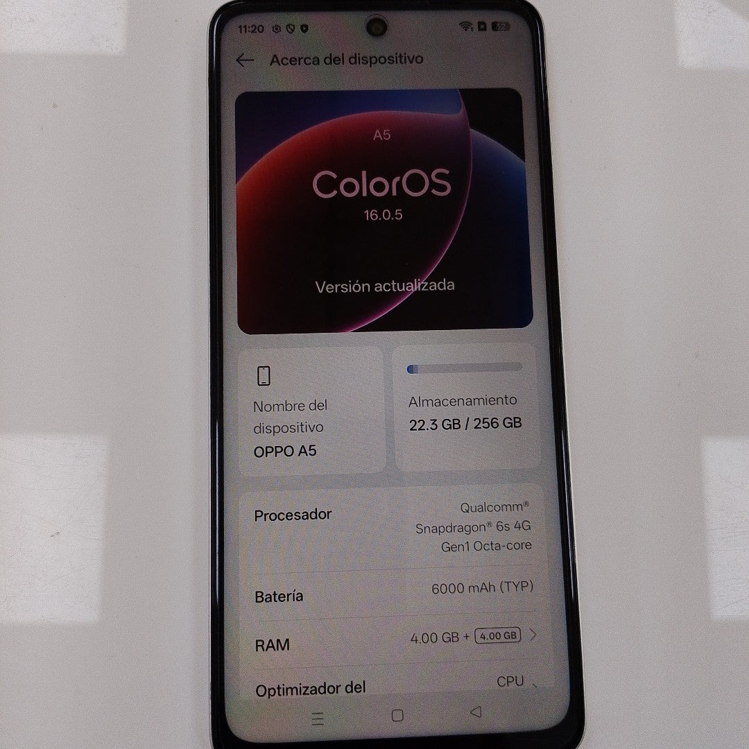 CELULAR OPPO A5 CPH2727 (2025) 256 GB 4 GB RAM (SEMINUEVO)