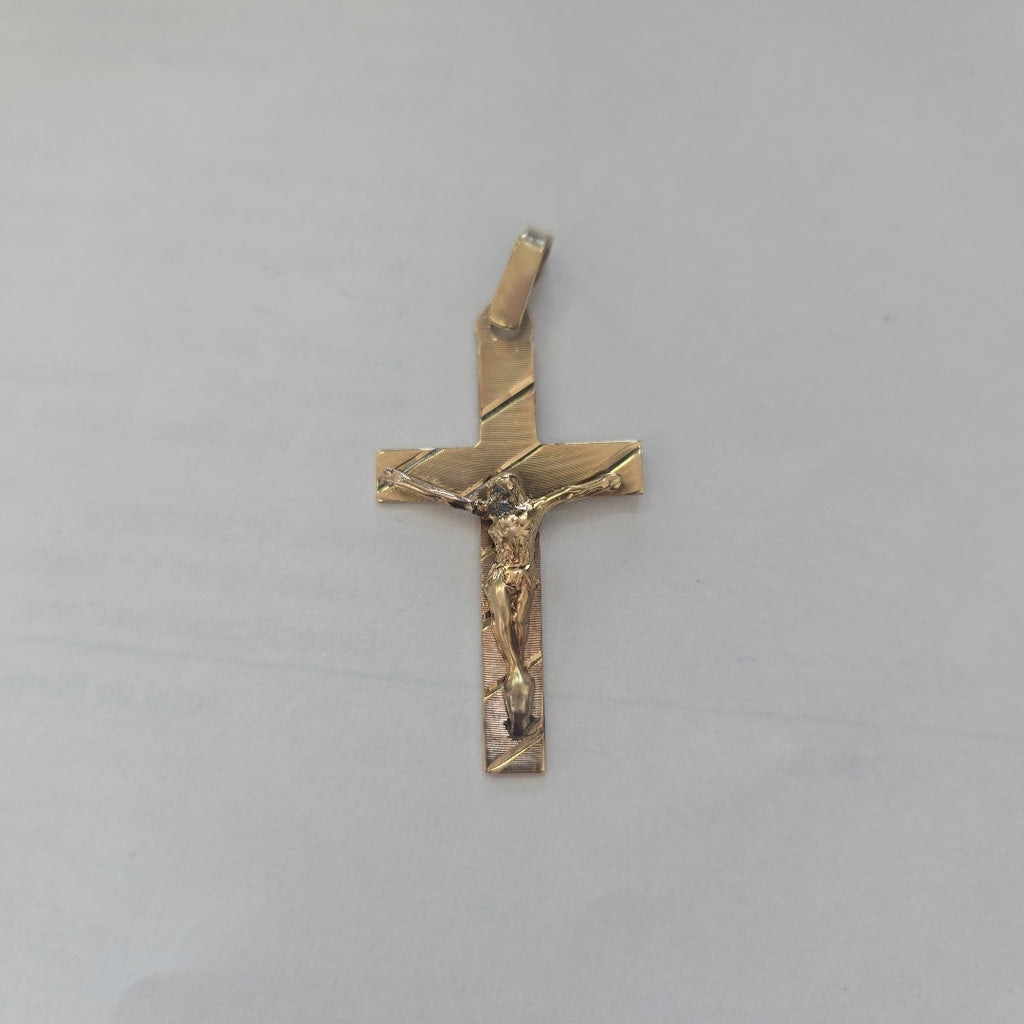 CRUCIFIJO ORO 10 K 1.5 GRMS (SEMINUEVO)