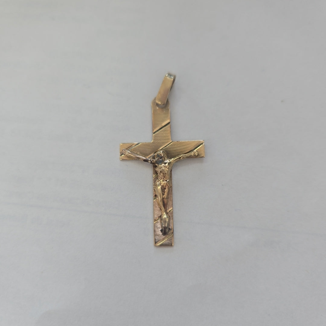 CRUCIFIJO ORO 10 K 1.5 GRMS (SEMINUEVO)