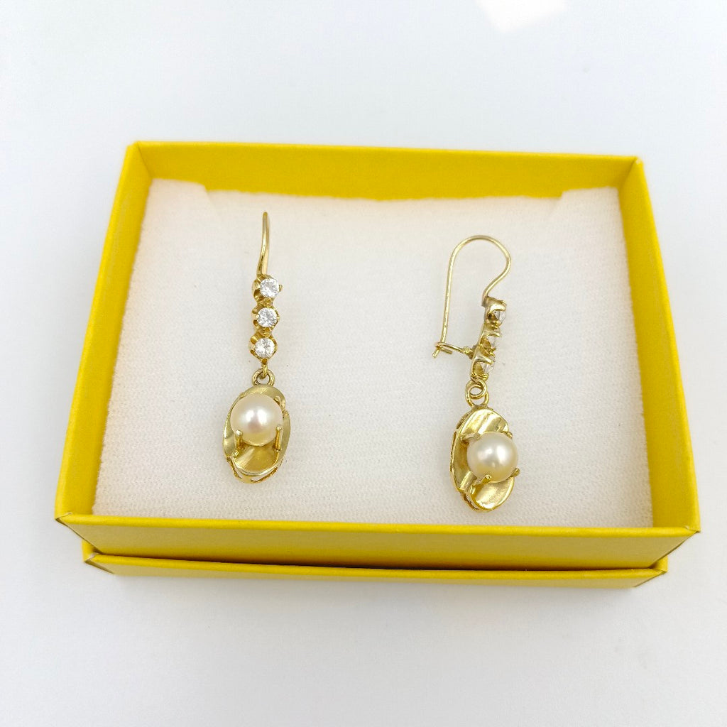 ARETES PAR ORO 10 K 5.1 GRMS (SEMINUEVO)