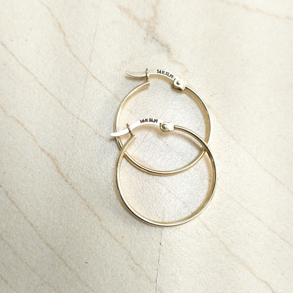 ARRACADAS PAR ORO 14 K 1.1 GRMS (SEMINUEVO)