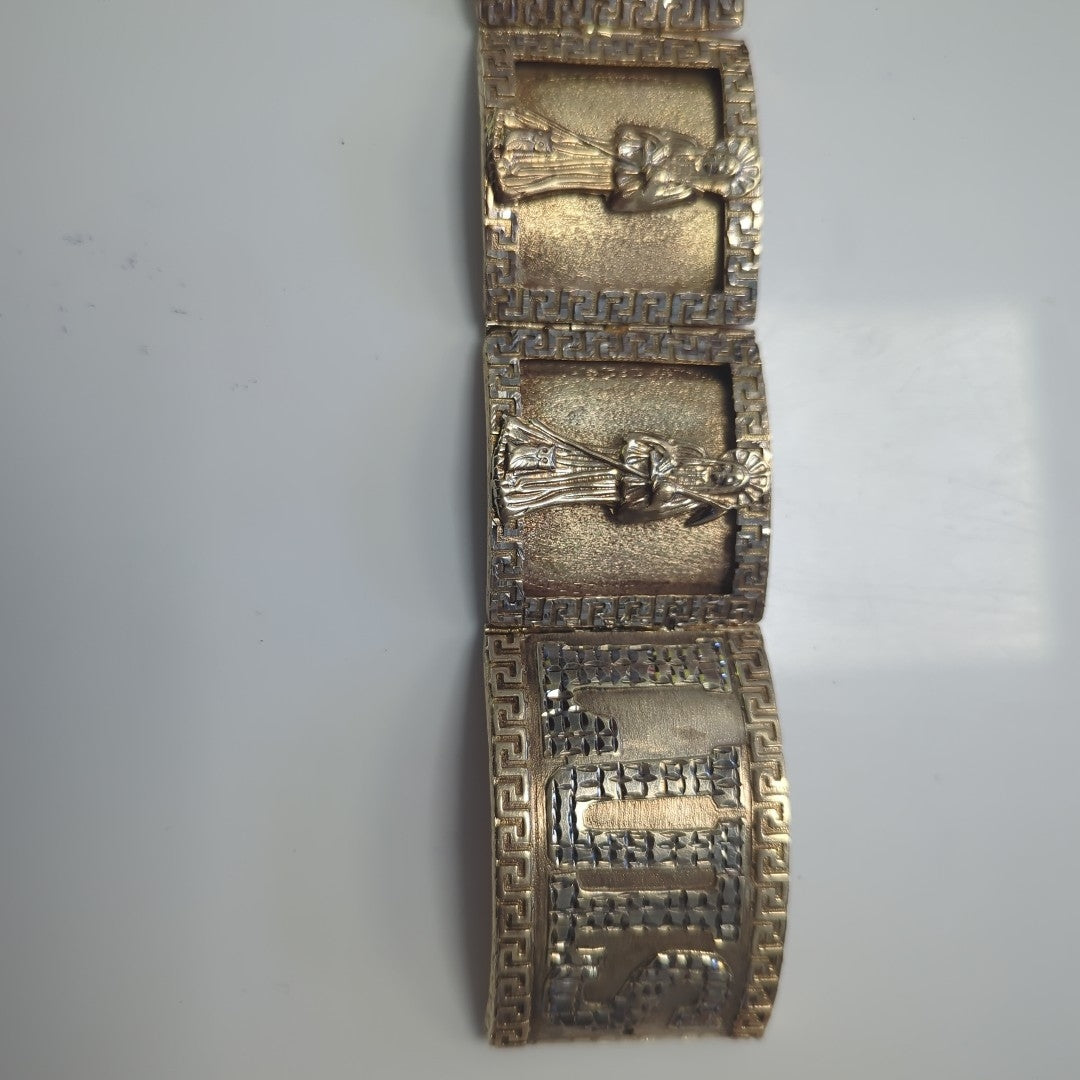 PULSERA RIGIDA ORO 10 K 87.6 GRMS (SEMINUEVO)