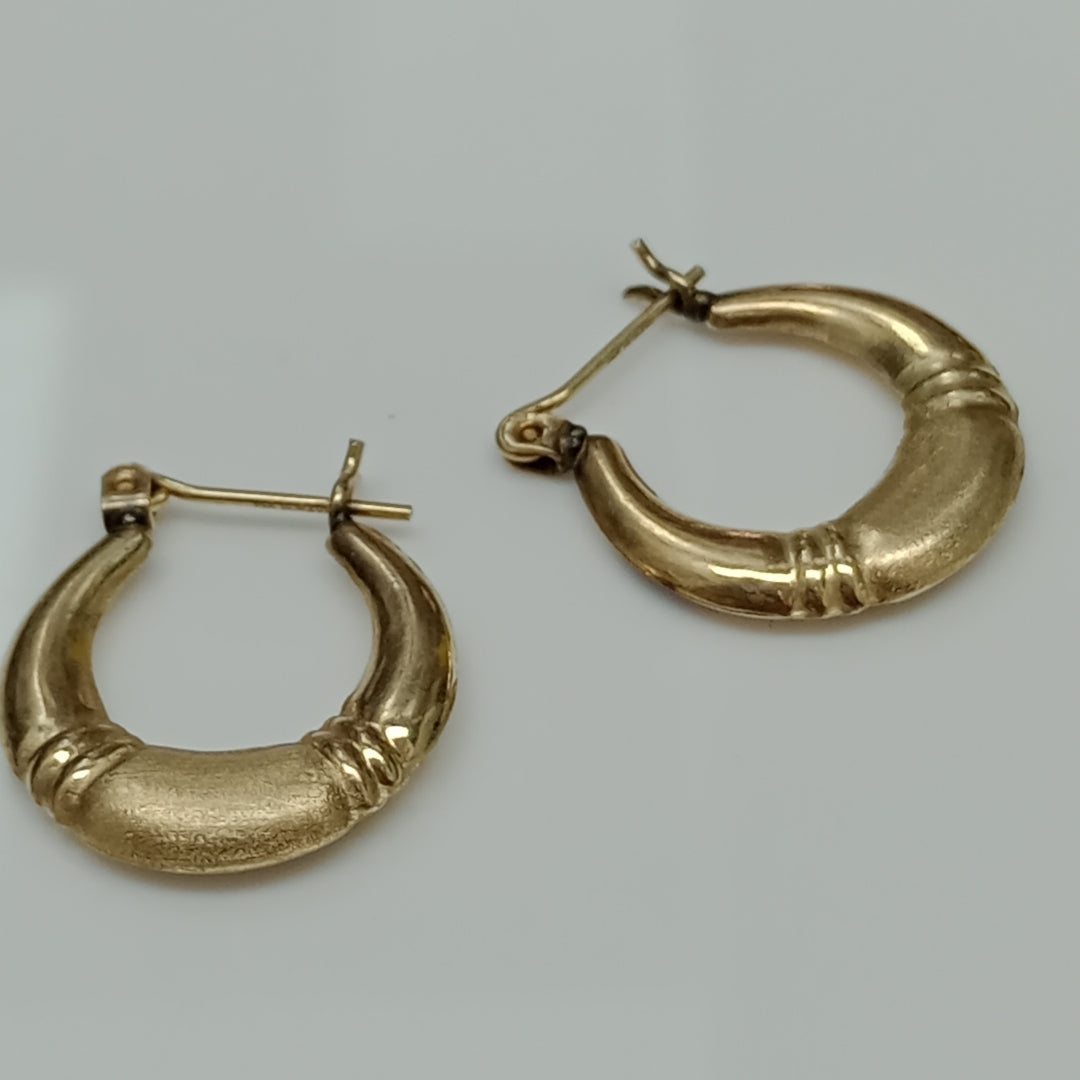 ARRACADAS PAR ORO 10 K 1.6 GRMS (SEMINUEVO)