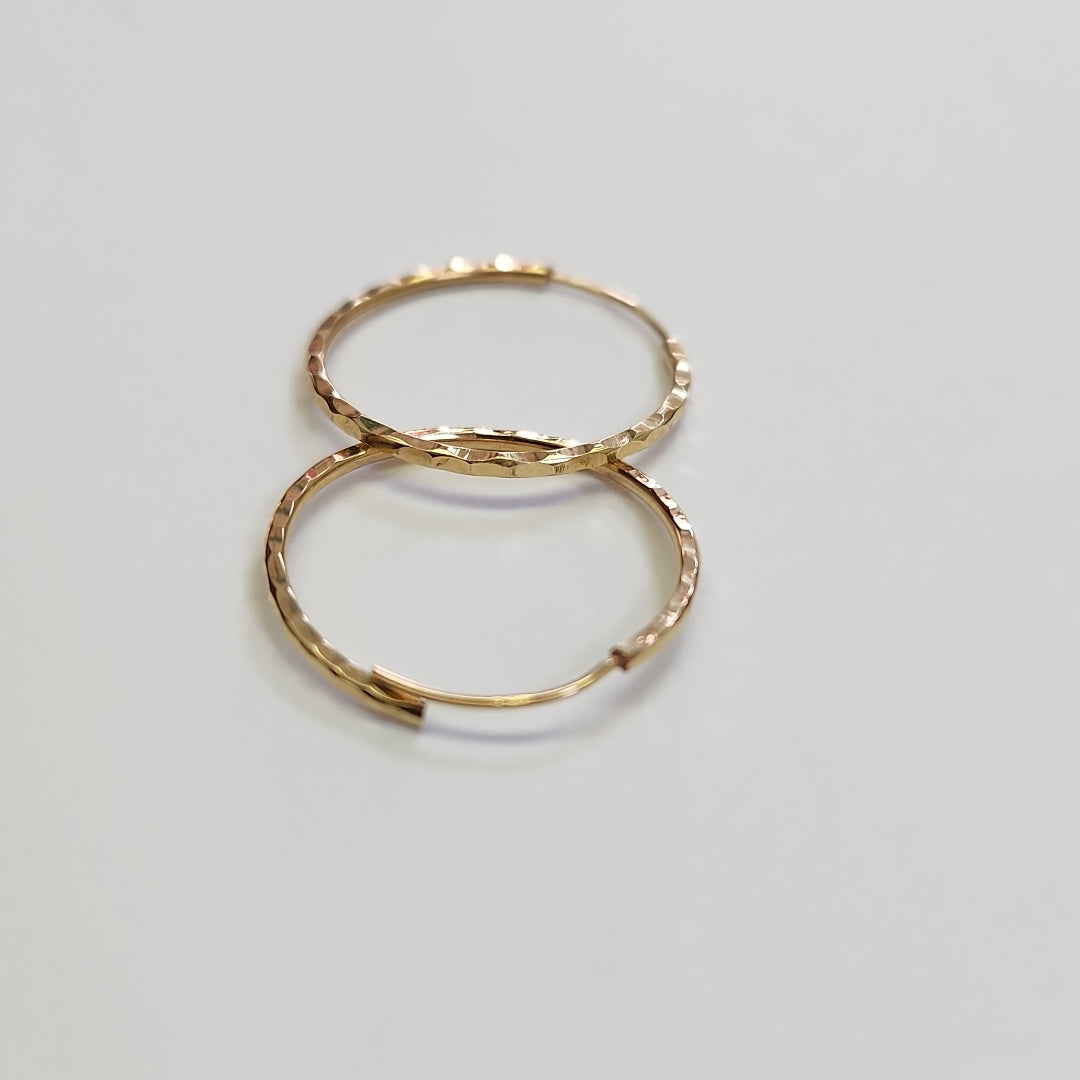 ARRACADAS PAR ORO 14 K 0,60 GRMS (SEMINUEVO)