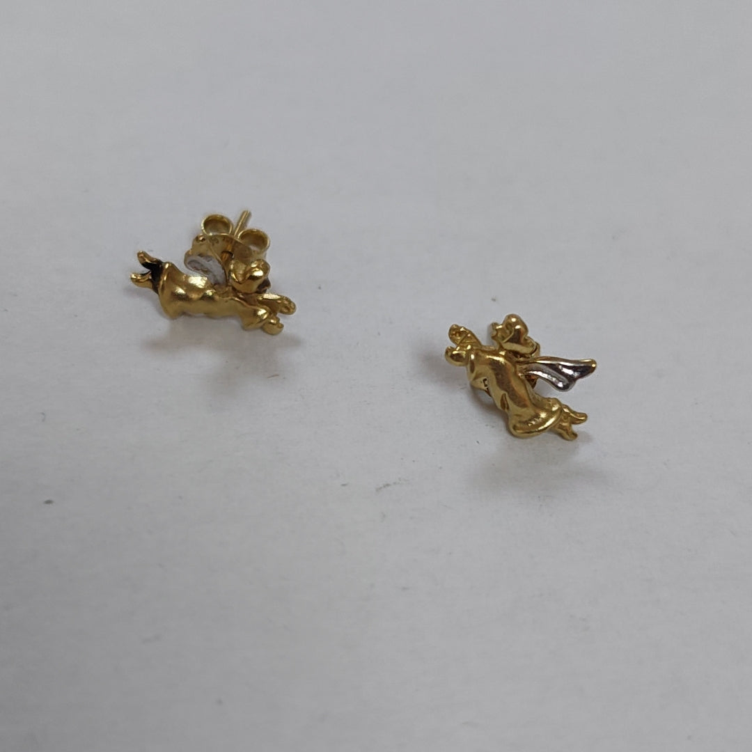 BROQUELES PAR ORO 14 K 1.9 GRMS (SEMINUEVO)