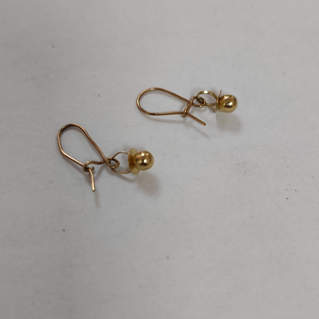 ARETES PAR, DIJE ORO 10 K 2 GRMS (SEMINUEVO)