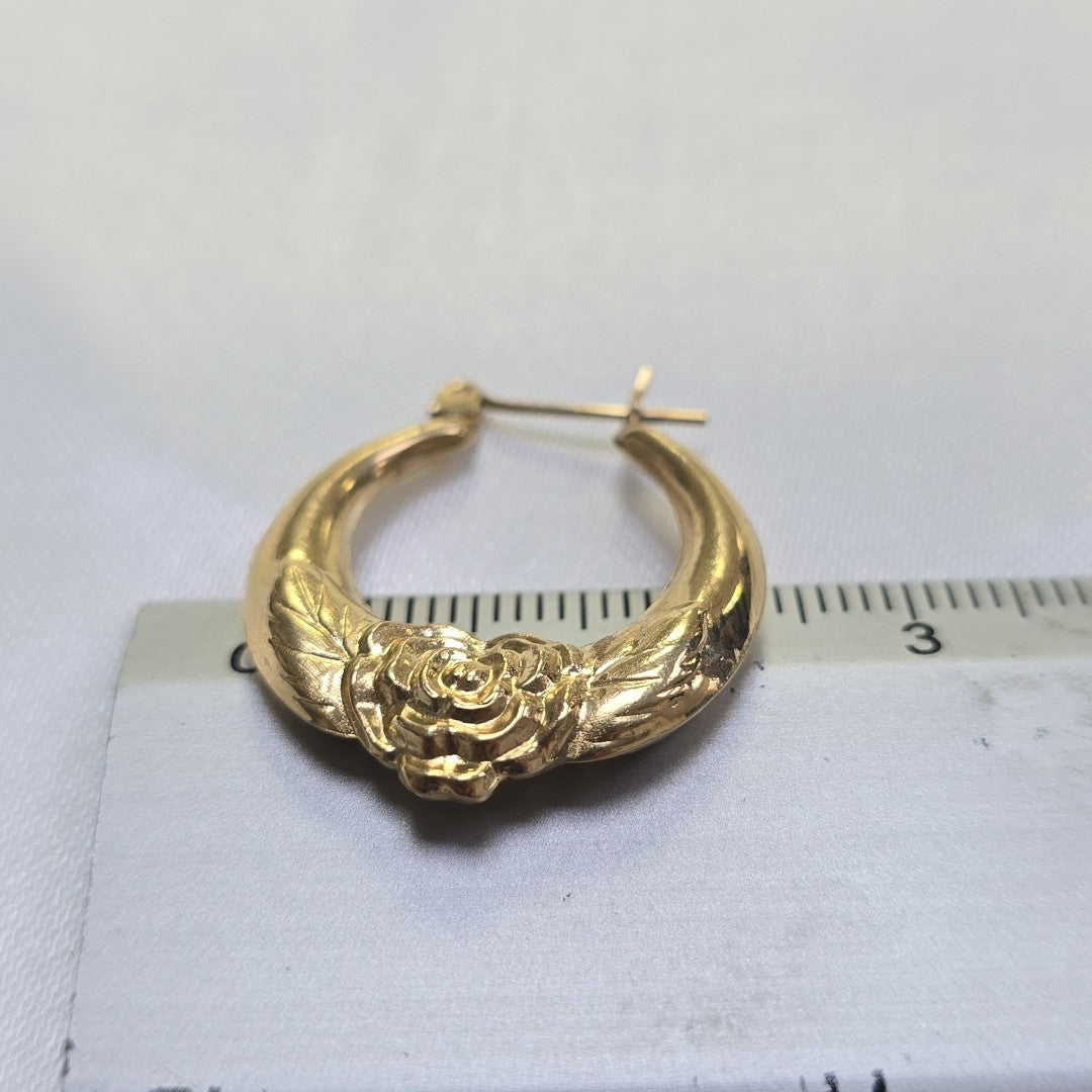 ARRACADAS PAR ORO 14 K 2.4 GRMS (SEMINUEVO)