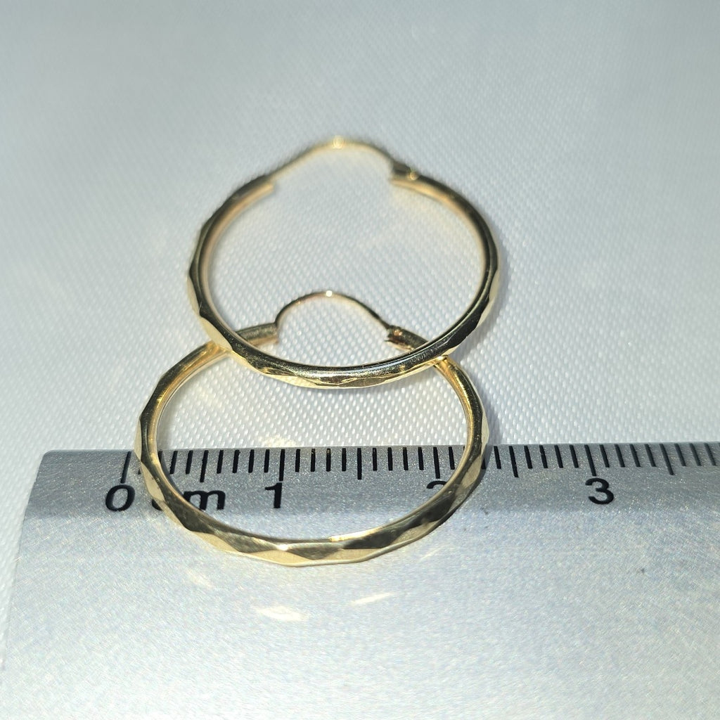 ARRACADAS PAR ORO 14 K 1,40 GRMS (SEMINUEVO)