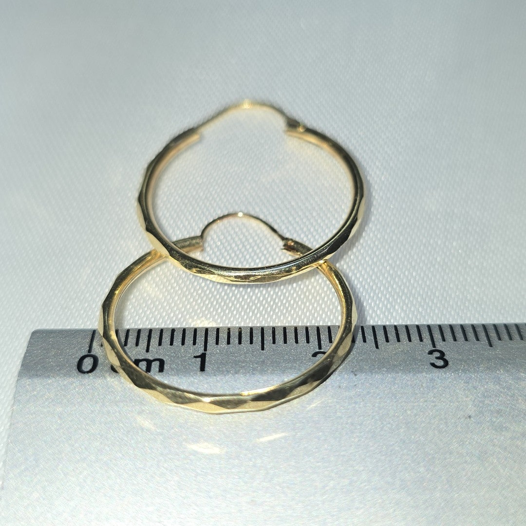 ARRACADAS PAR ORO 14 K 1,40 GRMS (SEMINUEVO)