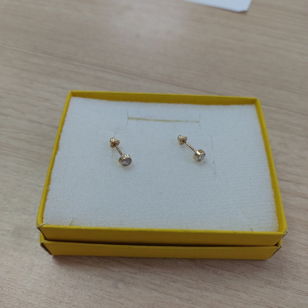 BROQUELES PAR ORO 14 K 0.5 GRMS (SEMINUEVO)