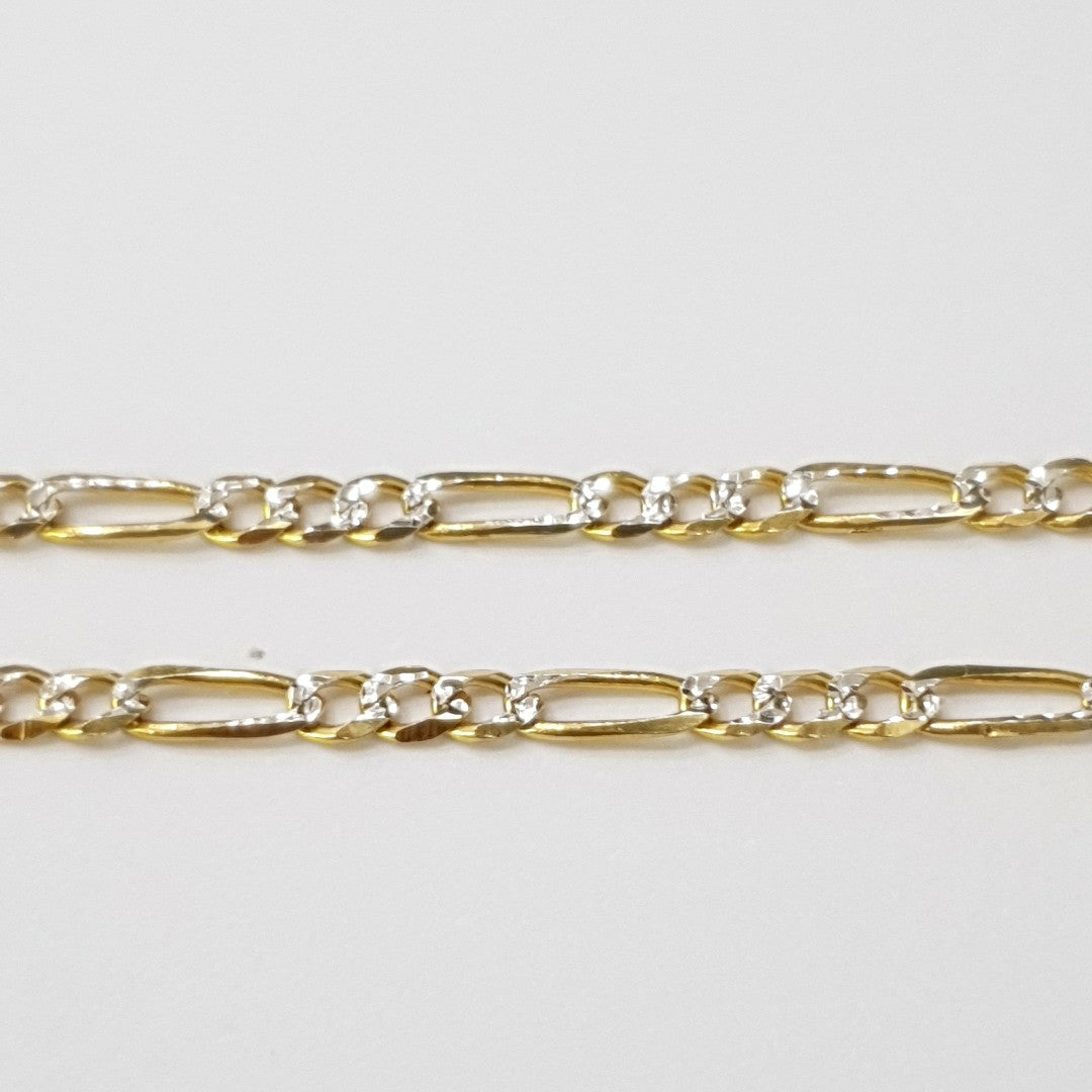 CADENA 3X1 DIAMANTADA 14K 60 CM 5.4 GR (NUEVO)