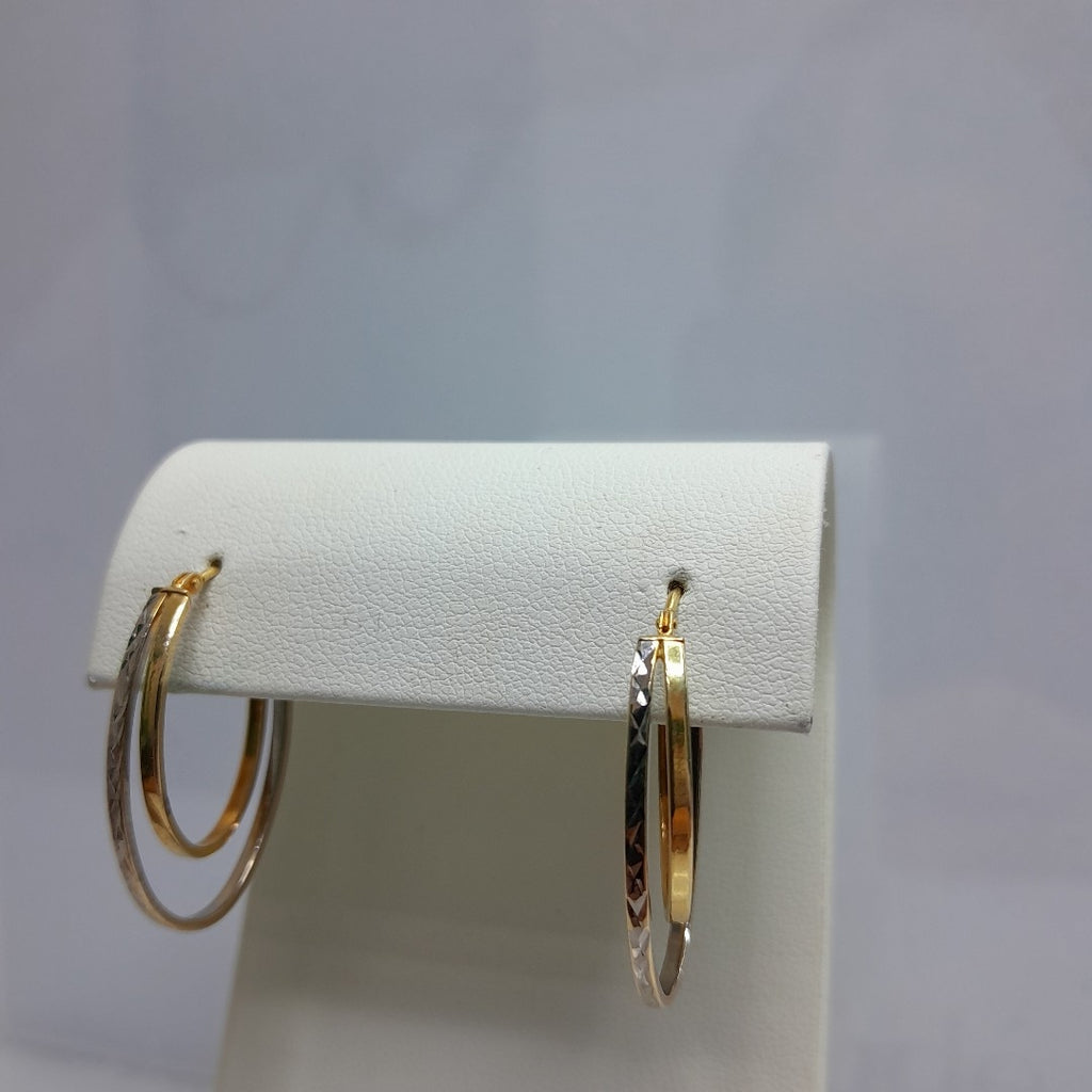 ARRACADAS PAR ORO 14 K 1.8 GRMS (SEMINUEVO)