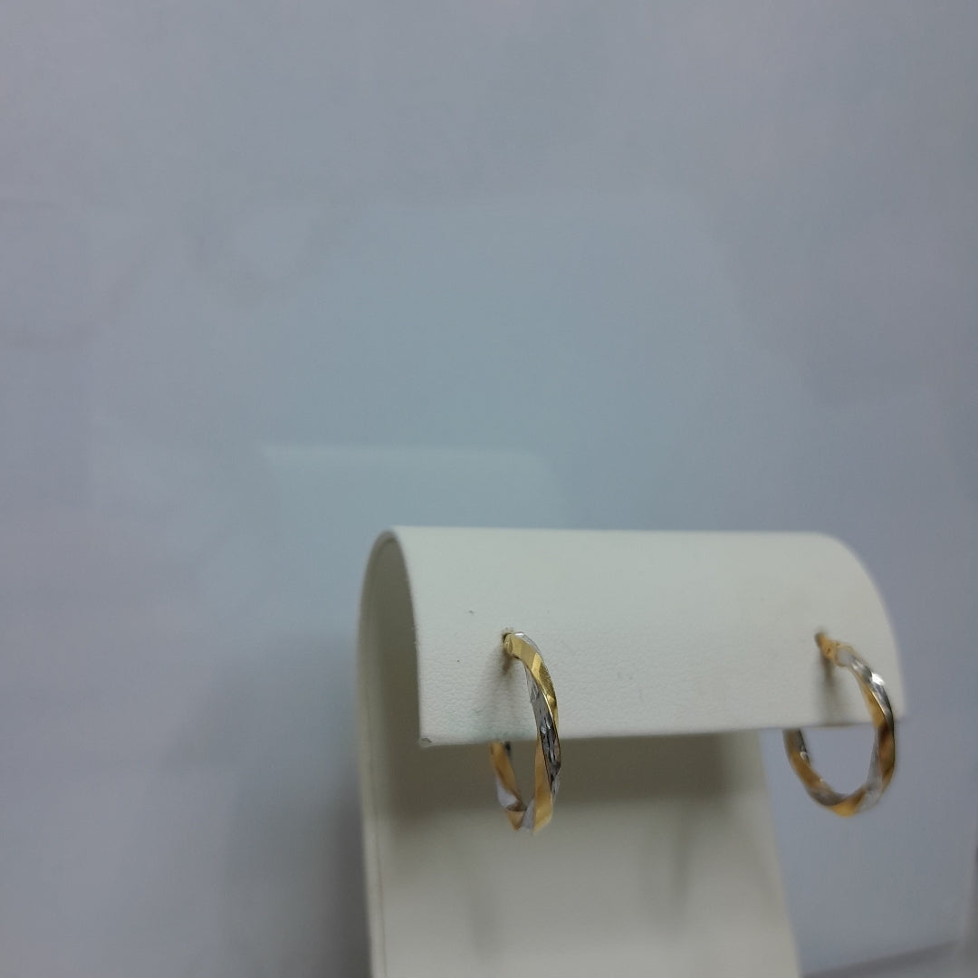 ARRACADAS PAR ORO 14 K 1 GRMS (SEMINUEVO)
