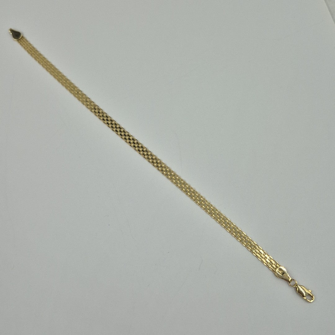 PULSERA ESPECIAL 14K 21 CM 5 GR (NUEVO)