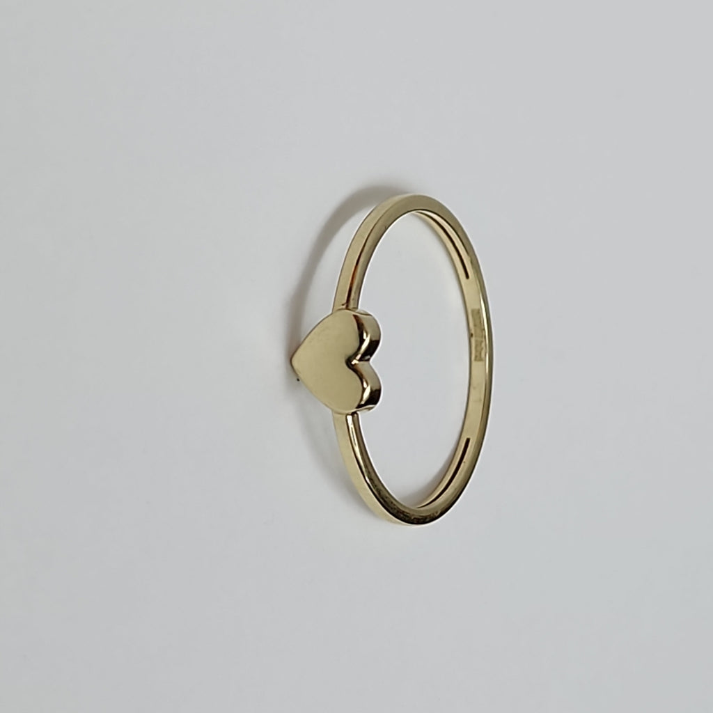 ANILLOS ANILLITO FIG CORAZON 10K TALLA 9 1.2 GR (NUEVO)