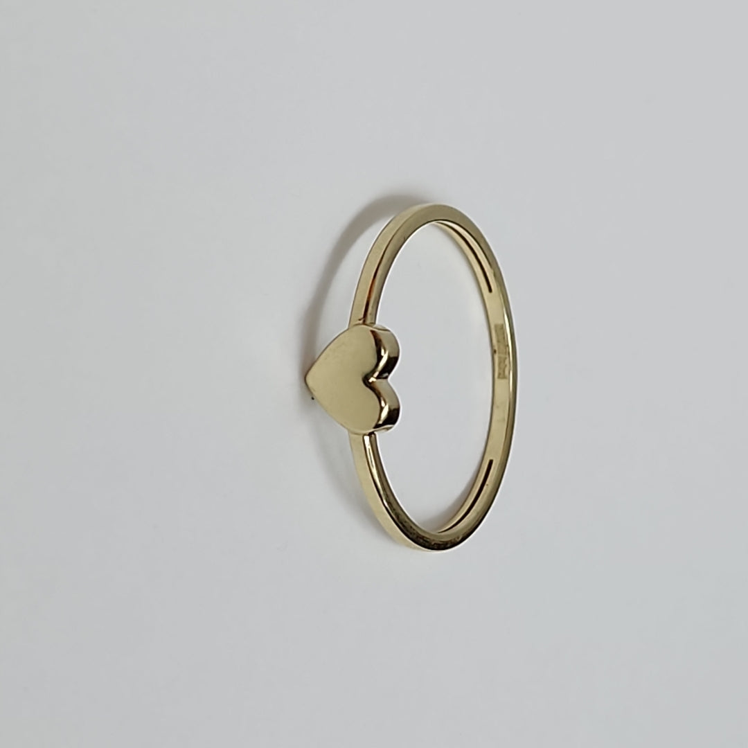 ANILLOS ANILLITO FIG CORAZON 10K TALLA 9 1.2 GR (NUEVO)