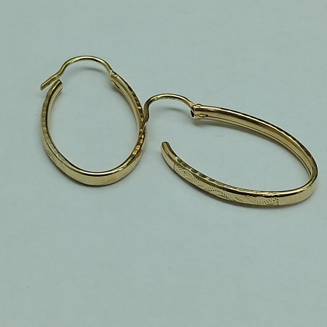 ARRACADAS PAR ORO 10 K 1.8 GRMS (SEMINUEVO)