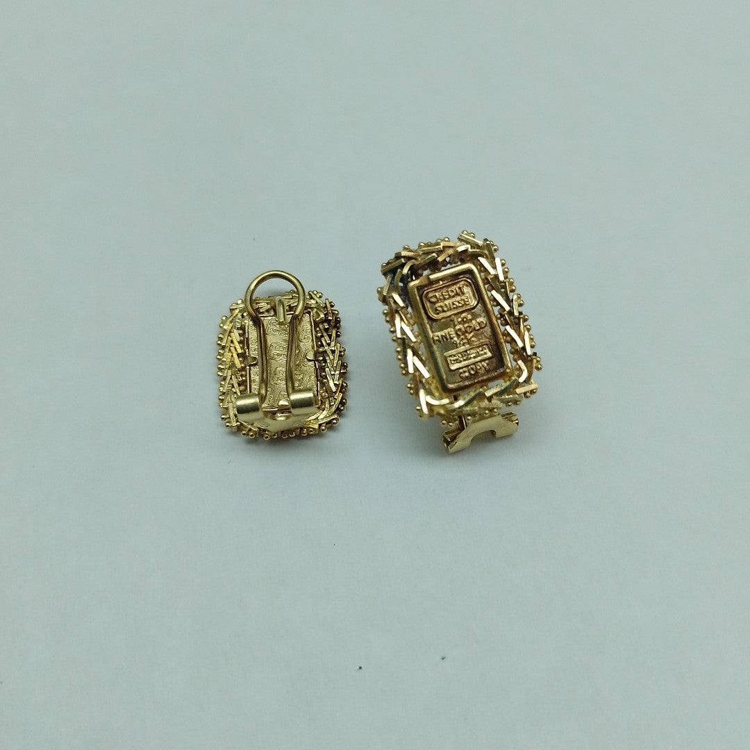 ARETES PAR ORO 14 K 5,70 GRMS (SEMINUEVO)