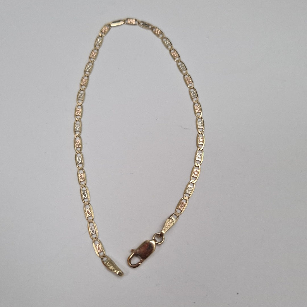 PULSERA ORO,ORO COMBINADO 10 K 1,90 GRMS (SEMINUEVO)