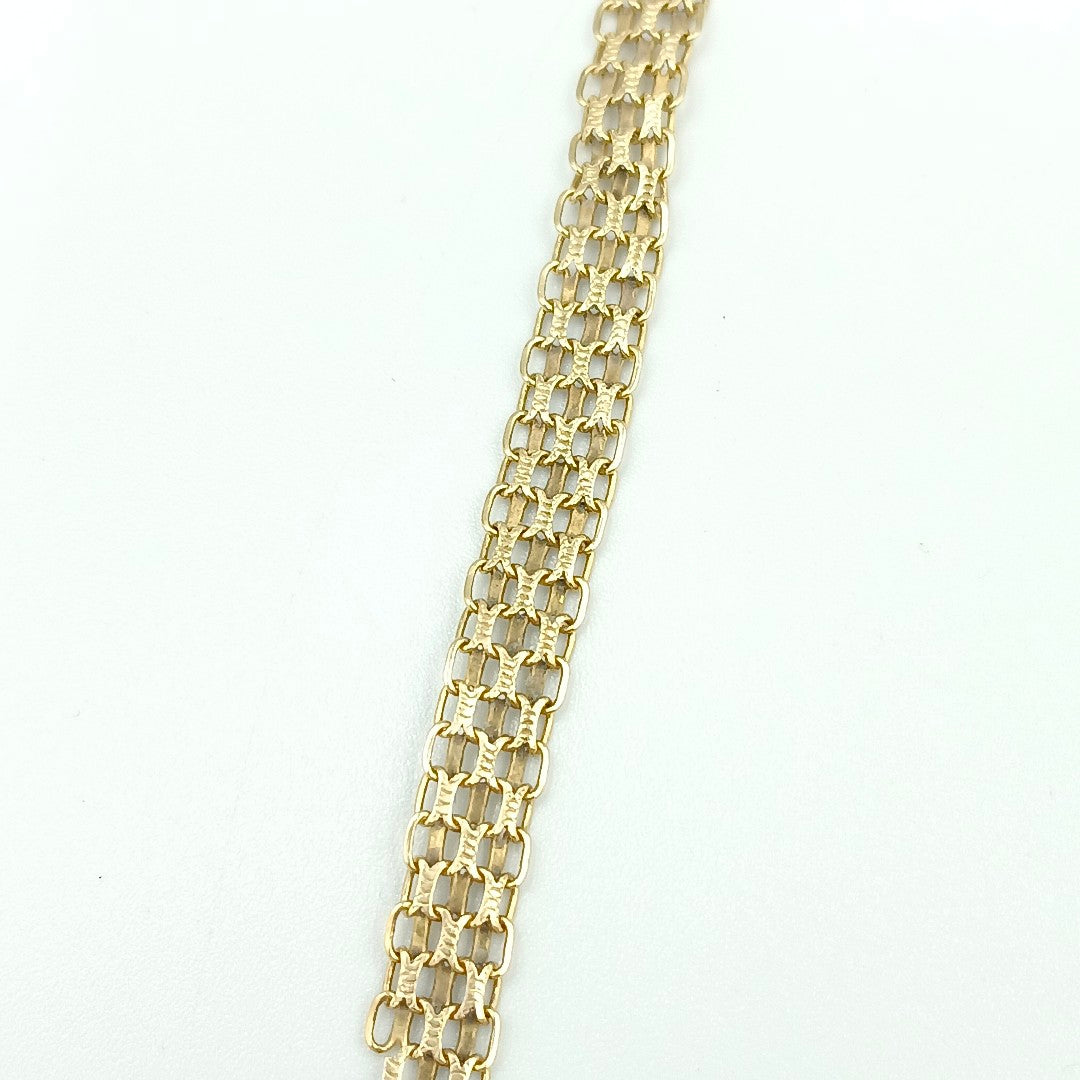 PULSERA ORO 14 K 4.3 GRMS (SEMINUEVO)