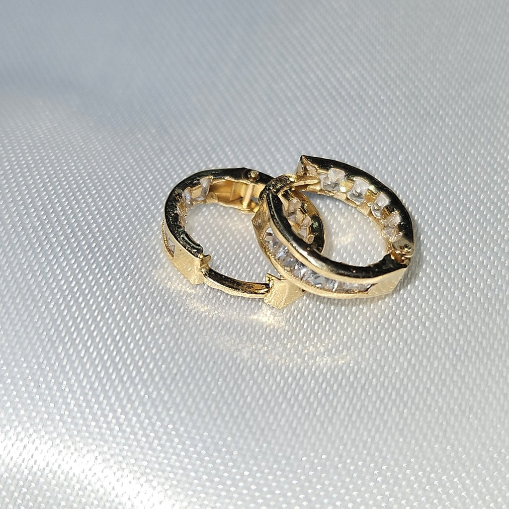 ARRACADAS PAR ORO 14 K 1,10 GRMS (SEMINUEVO)
