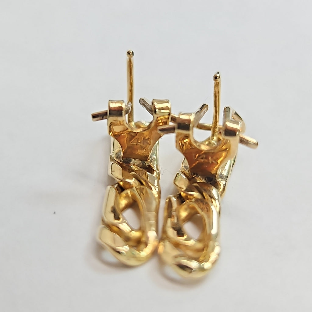 ARETES PAR ORO 14 K 5.6 GRMS (SEMINUEVO)